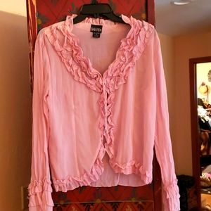 Pink ruffles... blouse